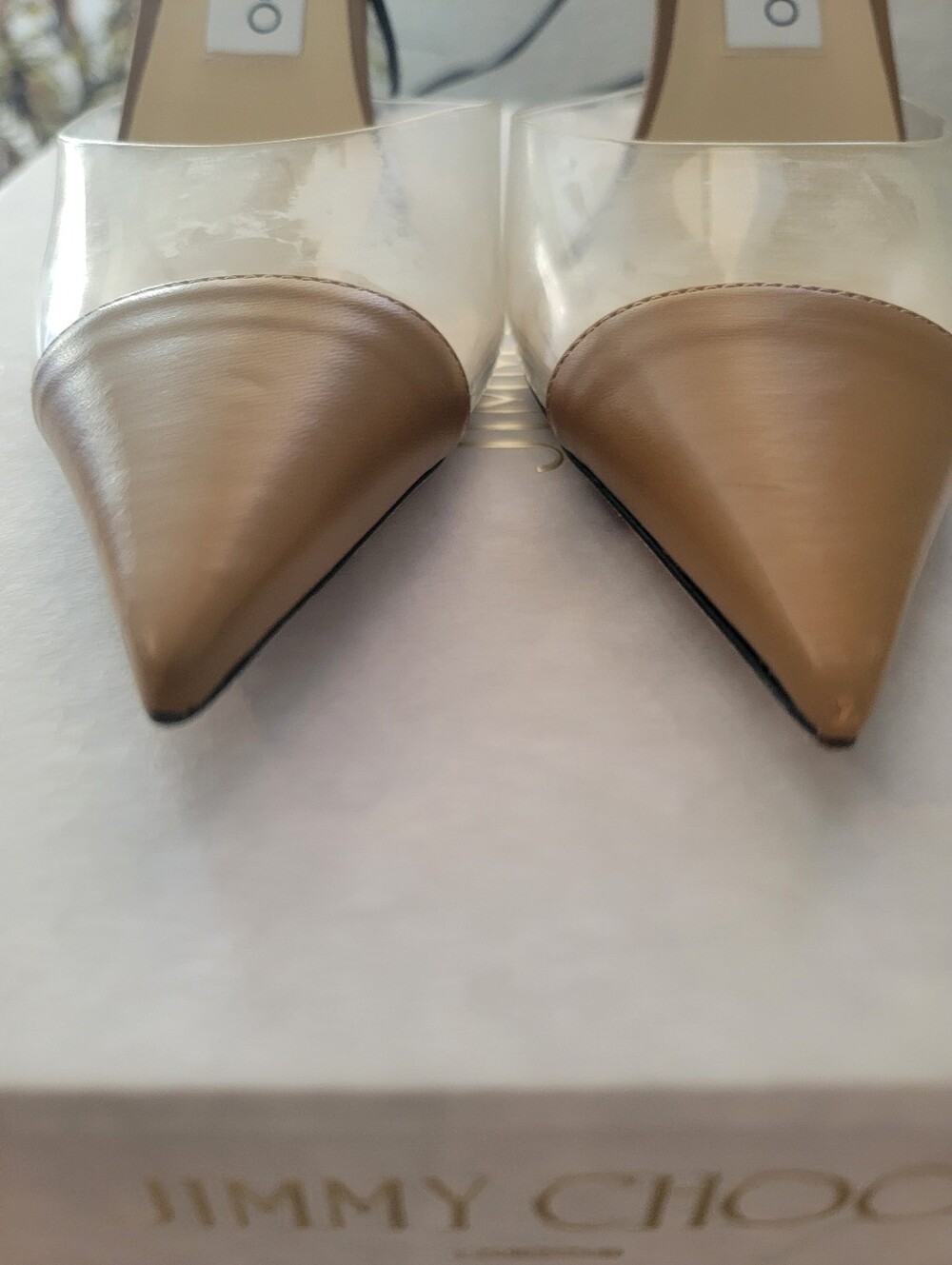 Jimmy Choo Farley 95 Leather Pump - Picture 6 of 8